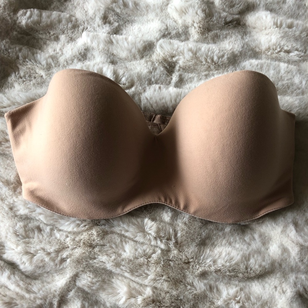 Victoria’s Secret Nude Strapless Bra 36D